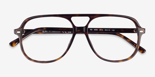 Ray-Ban RB5698 Tortoise AcetateEyeglass Frames from EyeBuyDirect, Closed View
