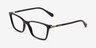 Swarovski SK2015 Noir AcétateMontures de lunettes de vue d'EyeBuyDirect, Vue d'Angle