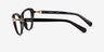 Swarovski SK2031 Noir AcétateMontures de lunettes de vue d'EyeBuyDirect, Vue de Côté