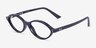 Ray-Ban RB7265 Noir PlastiqueMontures de lunettes de vue d'EyeBuyDirect, Vue d'Angle