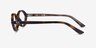 Ray-Ban RB7265 Tortoise PlasticEyeglass Frames from EyeBuyDirect, Side View