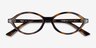 Ray-Ban RB7265 Tortoise PlasticEyeglass Frames from EyeBuyDirect, Closed View