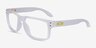 Oakley Holbrook Rx Matte Clear PlastiqueMontures de lunettes de vue d'EyeBuyDirect, Vue d'Angle