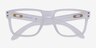 Oakley Holbrook Rx Matte Clear PlastiqueMontures de lunettes de vue d'EyeBuyDirect, Vue Rapprochée