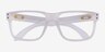 Oakley Holbrook Rx Matte Clear PlastiqueMontures de lunettes de vue d'EyeBuyDirect, Vue Rapprochée