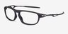Oakley Neomata Satin Black PlasticEyeglass Frames from EyeBuyDirect, Angle View