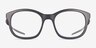 Oakley Neoture Satin Black PlastiqueMontures de lunettes de vue d'EyeBuyDirect, Vue de Face