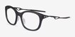 Oakley Neoture Satin Black PlasticEyeglass Frames from EyeBuyDirect, Angle View