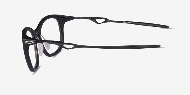 Oakley Neoture Satin Black PlasticEyeglass Frames from EyeBuyDirect, Side View