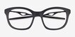 Oakley Neoture Satin Black PlasticEyeglass Frames from EyeBuyDirect, Closed View