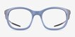 Oakley Neoture Transparent Abyss PlasticEyeglass Frames from EyeBuyDirect, Front View