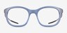 Oakley Neoture Transparent Abyss PlastiqueMontures de lunettes de vue d'EyeBuyDirect, Vue de Face