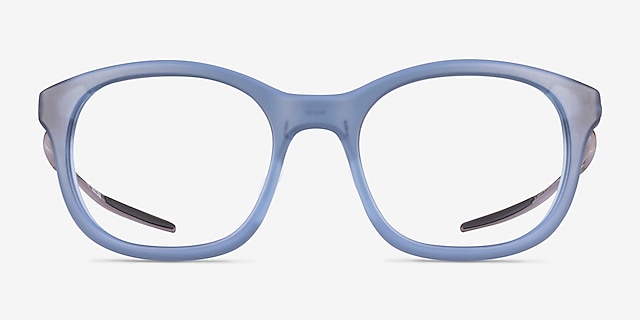 Oakley Neoture Transparent Abyss PlasticEyeglass Frames from EyeBuyDirect, Front View