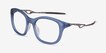 Oakley Neoture Transparent Abyss PlasticEyeglass Frames from EyeBuyDirect, Angle View