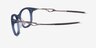 Oakley Neoture Transparent Abyss PlastiqueMontures de lunettes de vue d'EyeBuyDirect, Vue de Côté