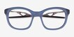 Oakley Neoture Transparent Abyss PlasticEyeglass Frames from EyeBuyDirect, Closed View