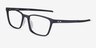 Oakley Thinboard Satin Black PlastiqueMontures de lunettes de vue d'EyeBuyDirect, Vue d'Angle