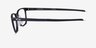 Oakley Thinboard Satin Black PlastiqueMontures de lunettes de vue d'EyeBuyDirect, Vue de Côté
