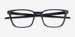 Oakley Thinboard Satin Black PlasticEyeglass Frames from EyeBuyDirect, Closed View
