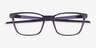 Oakley Thinboard Satin Gray Smoke PlastiqueMontures de lunettes de vue d'EyeBuyDirect, Vue Rapprochée