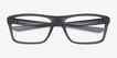 Oakley Rafter Satin Gray Smoke PlasticEyeglass Frames from EyeBuyDirect, Closed View