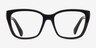 Swarovski SK2008 Noir AcétateMontures de lunettes de vue d'EyeBuyDirect, Vue de Face