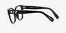 Swarovski SK2008 Noir AcétateMontures de lunettes de vue d'EyeBuyDirect, Vue de Côté