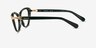 Swarovski SK2031 Vert foncé AcétateMontures de lunettes de vue d'EyeBuyDirect, Vue de Côté
