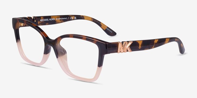 Michael Kors MK4094U Karlie I Tortoise PlasticEyeglass Frames from EyeBuyDirect, Angle View