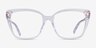 Michael Kors MK4110U Avila Clear Transparent Alternative MaterialsEyeglass Frames from EyeBuyDirect, Front View