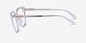 Michael Kors MK4110U Avila Clear Transparent Alternative MaterialsEyeglass Frames from EyeBuyDirect, Side View