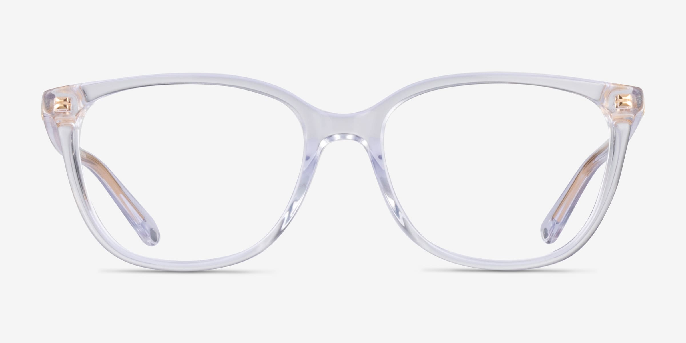 Michael Kors MK4067U Santa Clara - Rectangle Clear Frame Glasses