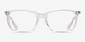 Michael Kors MK4030 Vivianna Ii Transparent AcétateMontures de lunettes de vue d'EyeBuyDirect, Vue de Face