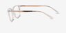 Michael Kors MK4030 Vivianna Ii Transparent AcétateMontures de lunettes de vue d'EyeBuyDirect, Vue de Côté
