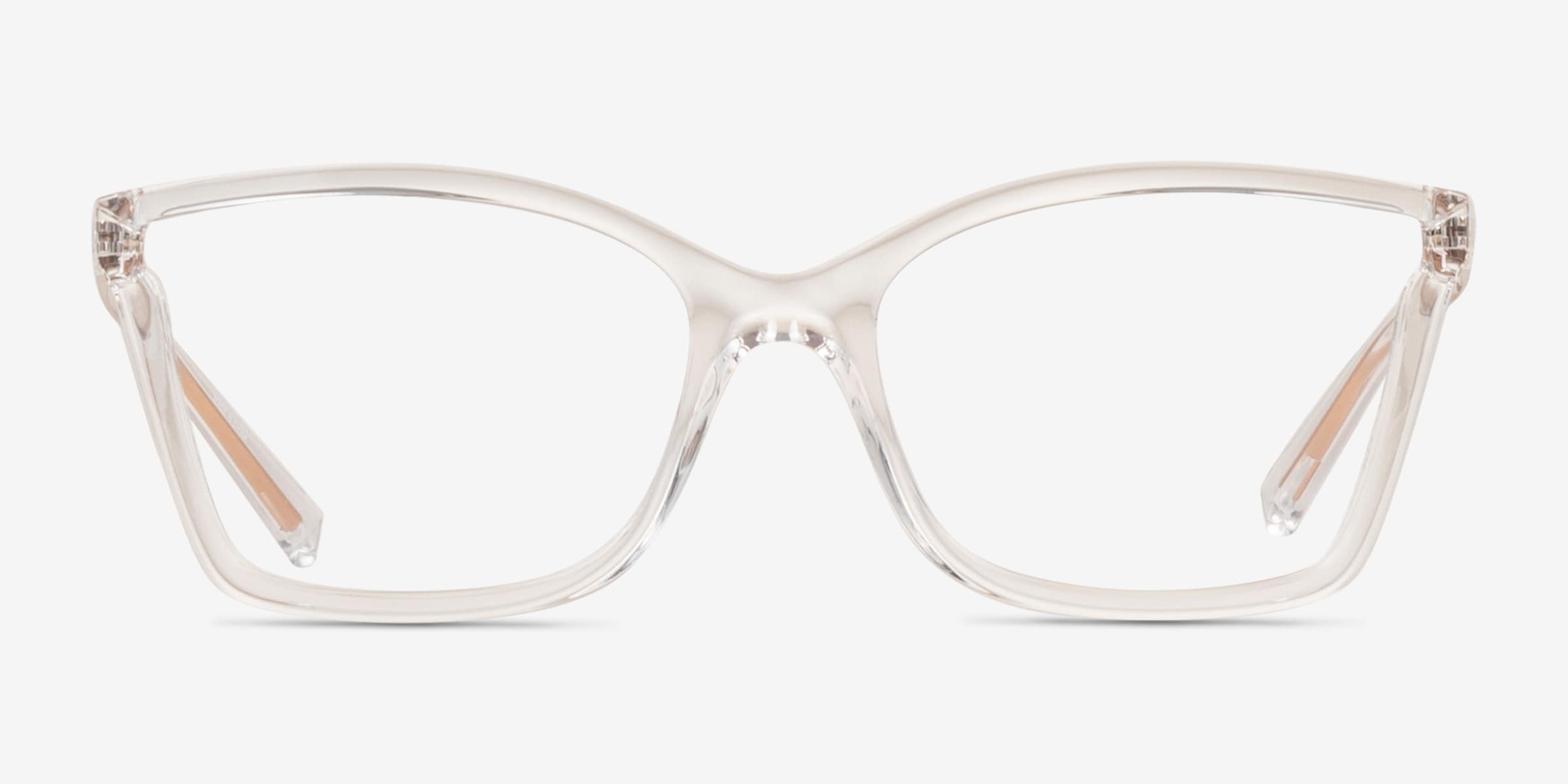 Michael Kors MK4058 Caracas - Rectangle Transparent Frame Glasses