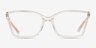 Michael Kors MK4058 Caracas Transparent MetalEyeglass Frames from EyeBuyDirect, Front View