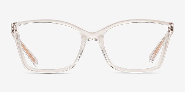 Michael Kors MK4058 Caracas Transparent MetalEyeglass Frames from EyeBuyDirect, Front View