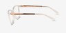 Michael Kors MK4058 Caracas Transparent MetalEyeglass Frames from EyeBuyDirect, Side View