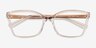 Michael Kors MK4058 Caracas Transparent MetalEyeglass Frames from EyeBuyDirect, Closed View