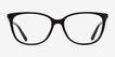 Michael Kors MK4067U Santa Clara Black AcetateEyeglass Frames from EyeBuyDirect, Front View