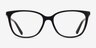 Michael Kors MK4067U Santa Clara Noir AcétateMontures de lunettes de vue d'EyeBuyDirect, Vue de Face