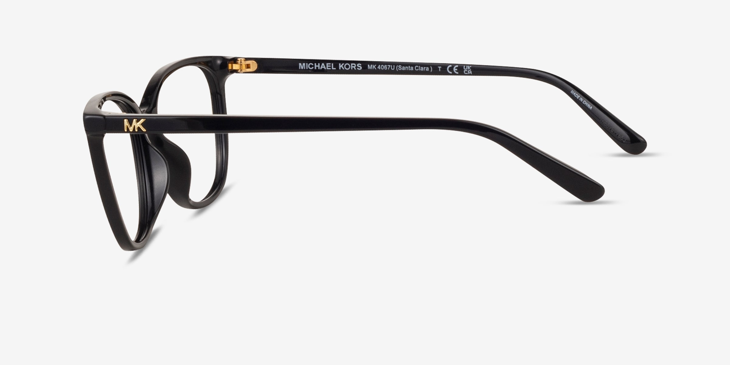 Michael Kors MK4067U Santa Clara - Rectangle Black Frame