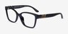 Michael Kors MK4094U Karlie I Noir PlastiqueMontures de lunettes de vue d'EyeBuyDirect, Vue d'Angle