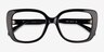 Michael Kors MK4104U Perth Noir AcétateMontures de lunettes de vue d'EyeBuyDirect, Vue Rapprochée
