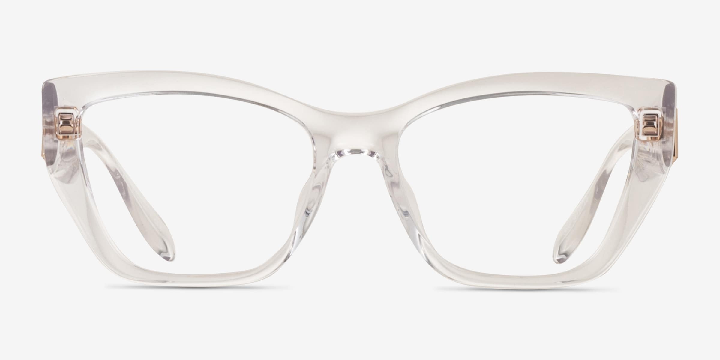 Michael Kors MK4149U Puglia - Square Transparent Frame Glasses For