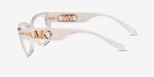 Michael Kors MK4149U Puglia Transparent PlasticEyeglass Frames from EyeBuyDirect, Side View