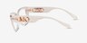 Michael Kors MK4149U Puglia Transparent PlasticEyeglass Frames from EyeBuyDirect, Side View
