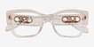 Michael Kors MK4149U Puglia Transparent PlasticEyeglass Frames from EyeBuyDirect, Closed View