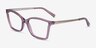 Michael Kors MK4058 Caracas Burgundy Crystal MétalMontures de lunettes de vue d'EyeBuyDirect, Vue d'Angle