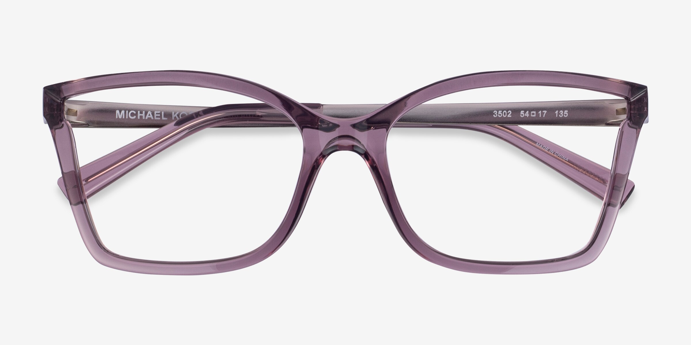 Michael Kors MK4058 Caracas - Rectangle Burgundy Crystal Frame